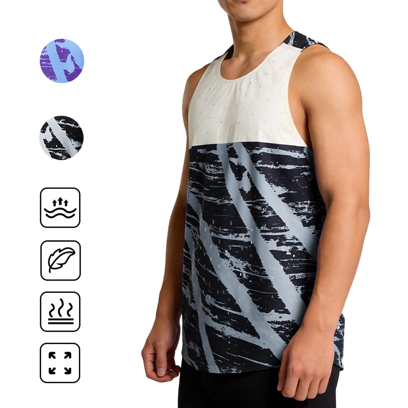 

Мужская майка для марафона с аэродинамическим дизайном, высокоэластичная, ультралегкая, быстросохнущая, дышащая, для тренировок и соревнований