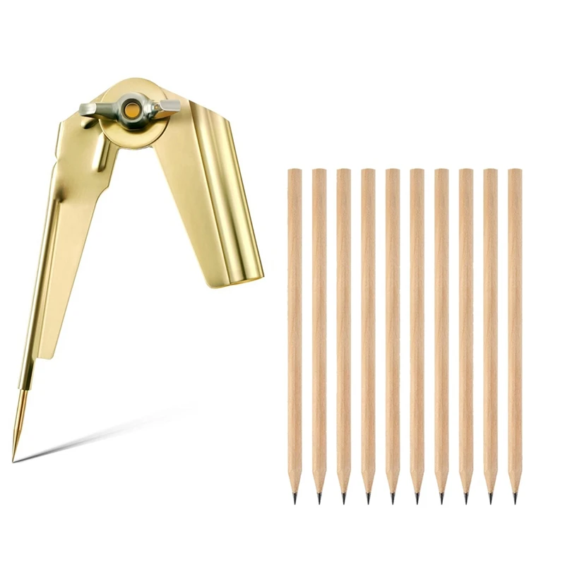 Kalem Pusula ve Çizici, Pusula Çizici Aracı, Ağaç İşleme Pusula Çizici, Çizim İçin Doğru Daire Pusula Aracı