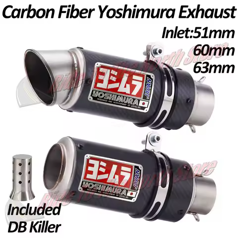 Universal Yoshimura Exhaust Pipe Muffler for Kawasaki400/800/900/1000 DUKE390 R6R1R3R25 CBR5001000 S1000RR ZX6RZX10R GSX600R750R