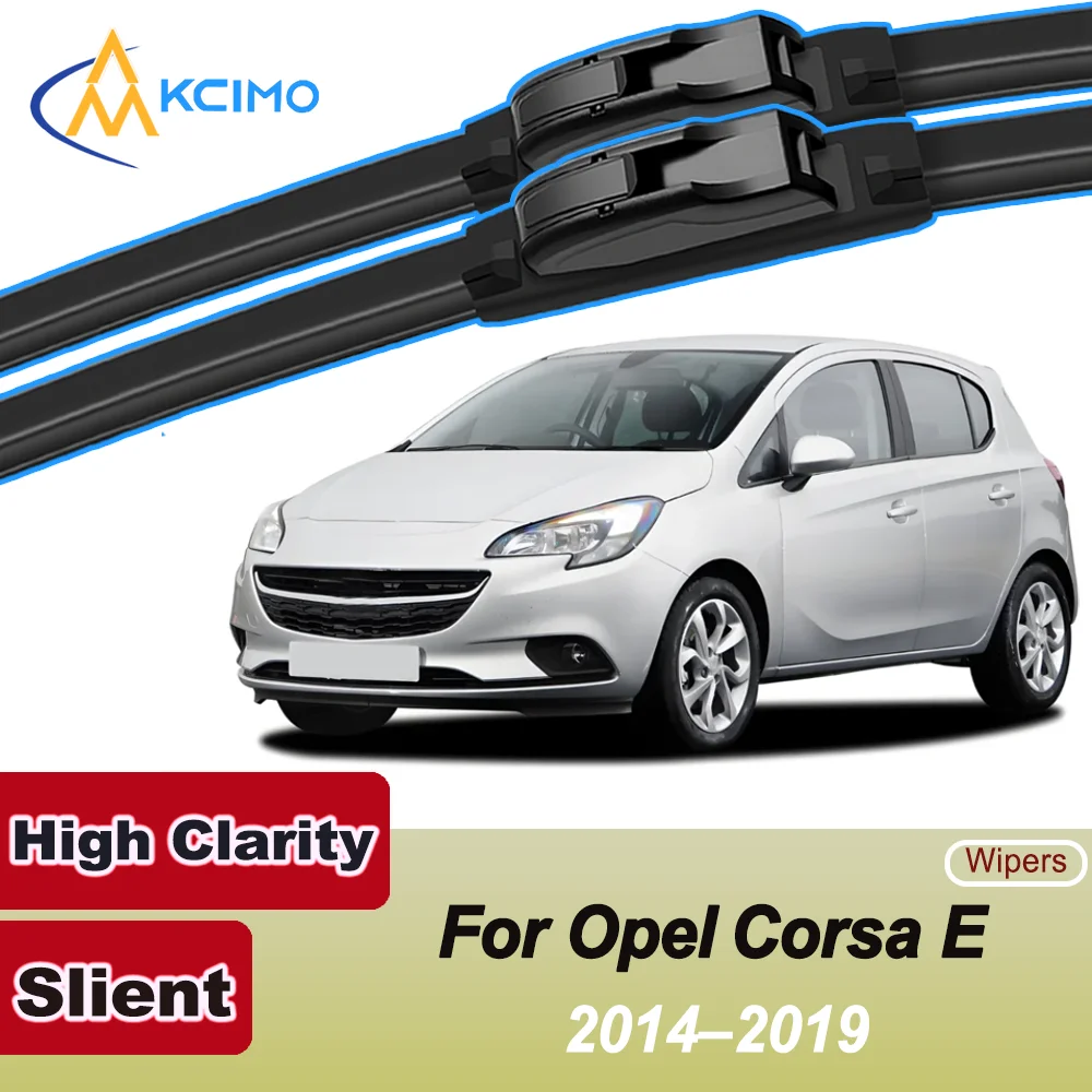 

2PCS HD Car Windscreen Wipers for Opel Corsa E X15 2014-2019 Vauxhall Corsa Front Windshield Auto Wipers Blade Accessories 2019