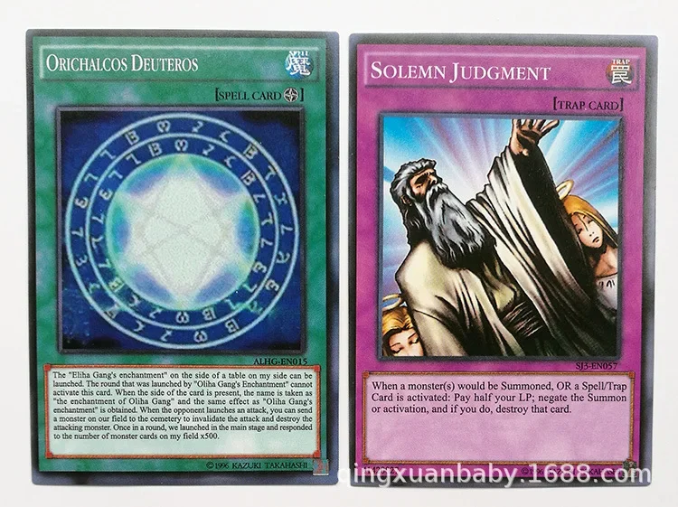 YuGiOh, набор карточек для рисования английской группы, коробка около 216, карты королевства игры, дополнительные карты