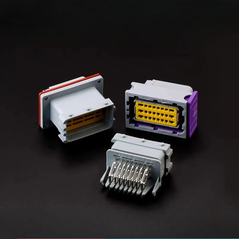 1 set 24 pin car CNG computer board connector plug oil car to tram ECU plug pin holder 211PC249S0005