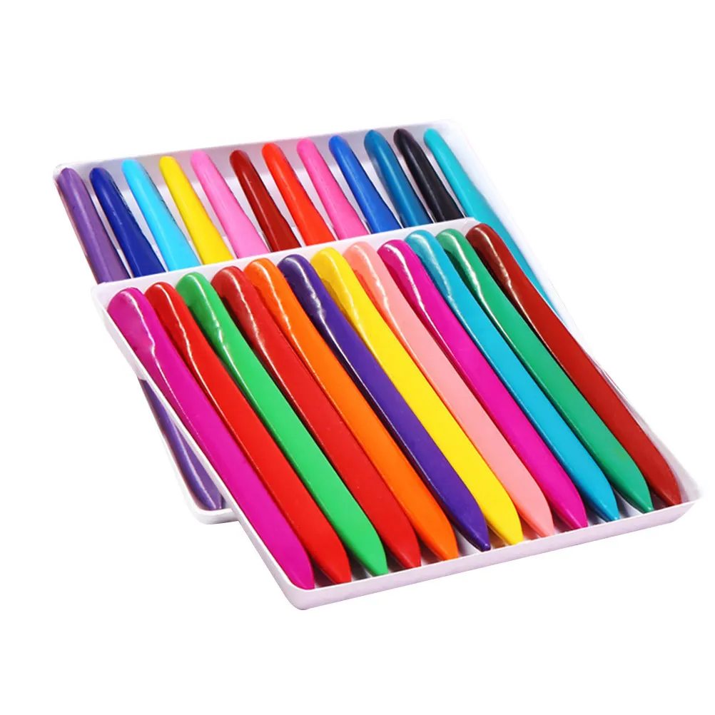 

Набор из 24 моющихся цветных карандашей для детей: канцелярские товары для творчества, школьных проектов, развития воображения и самостоятельности