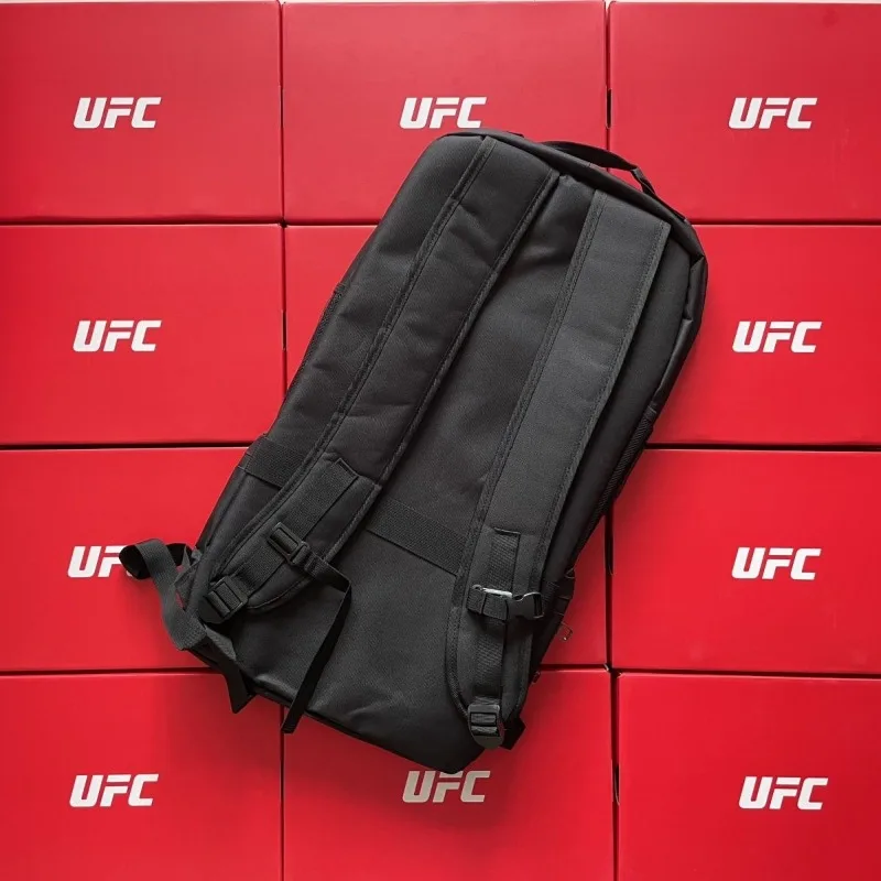 UFC Stylish Sports Backpack 14 Inch Laptop Compartment Fashion Chain Design Smooth Polyester Lining Unisex Men Women