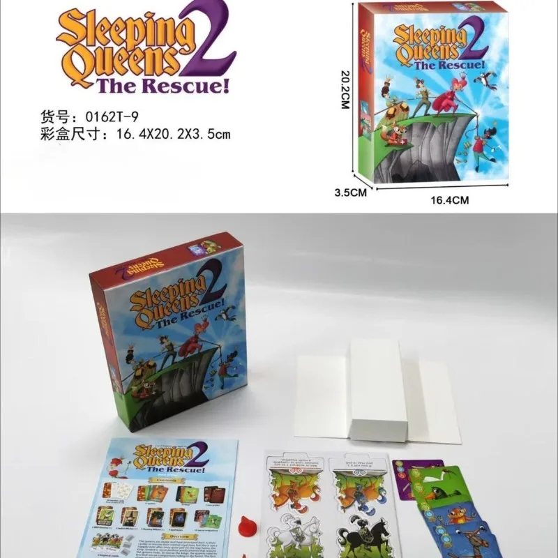Populair tafelspel Engelse versie, Sleeping Queen Rick bordspel