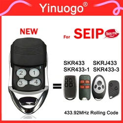 For SEIP Remote Control 433.92MHz Rolling Code Compatible With SEIP SKR433 SKRJ433 SKR433-1 SKR433-3 Gate Remote Control Garage