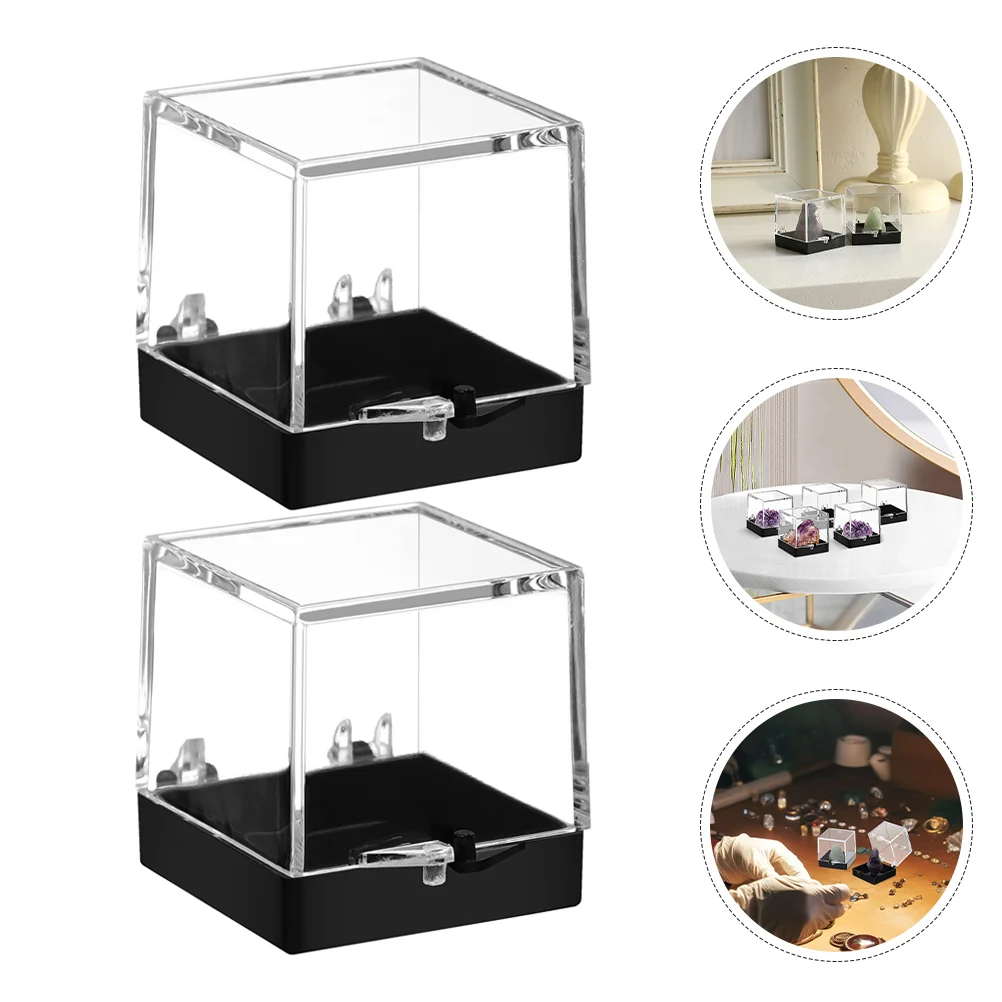 10 PCS Ore Specimen Box Miniature Storage Case Crystal Display Jewelry