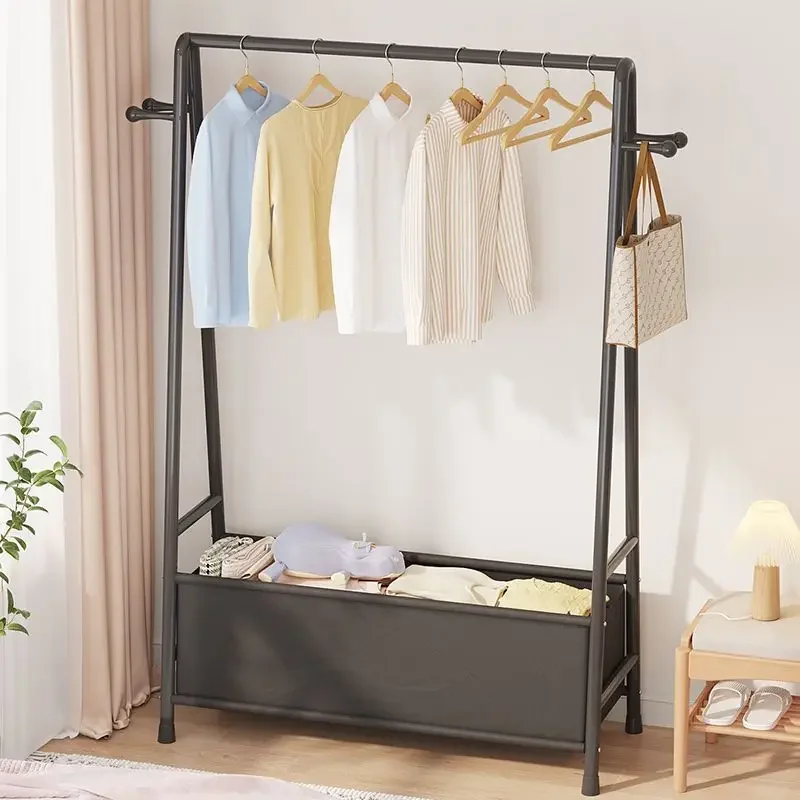 

Simple Clothes Hanger Floor standing Clothes Hanger Indoor Bedroom Clothes Multi functional Storage and Storage Rack