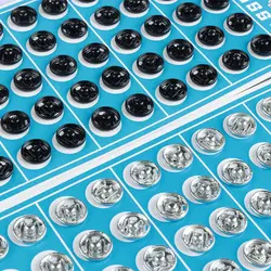 Diy 50 Pairs/set Sewing Accessories Stainless Steel Scrapbooking Metal Press Button Fasteners Snap Buttons