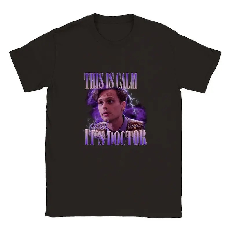 This Is Calm & It's Doctor Spencer Reid Vintage T-Shirt Design, Criminal Minds Fan Gift, Matthew Gray Gubler