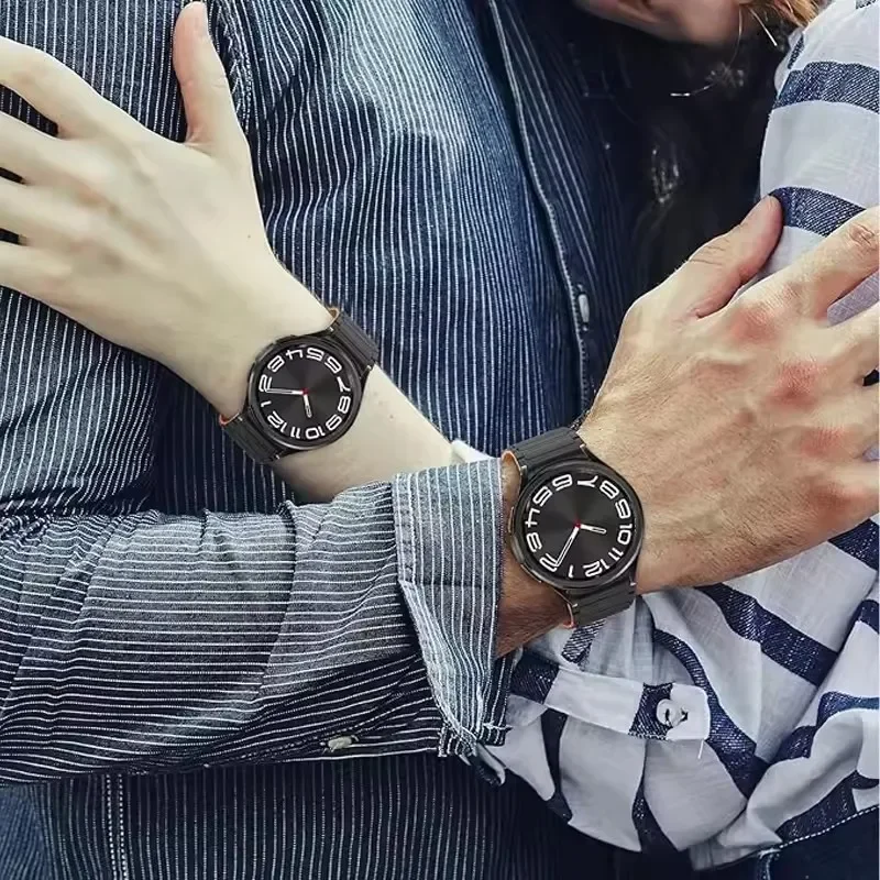 No Gaps 20mm Silicone Magnetic Band for Samsung Watch Galaxy 7 Classic 43mm 47mm 42 46mm 6 5 4 44 40mm Strap 5Pro 45mm Bracelet