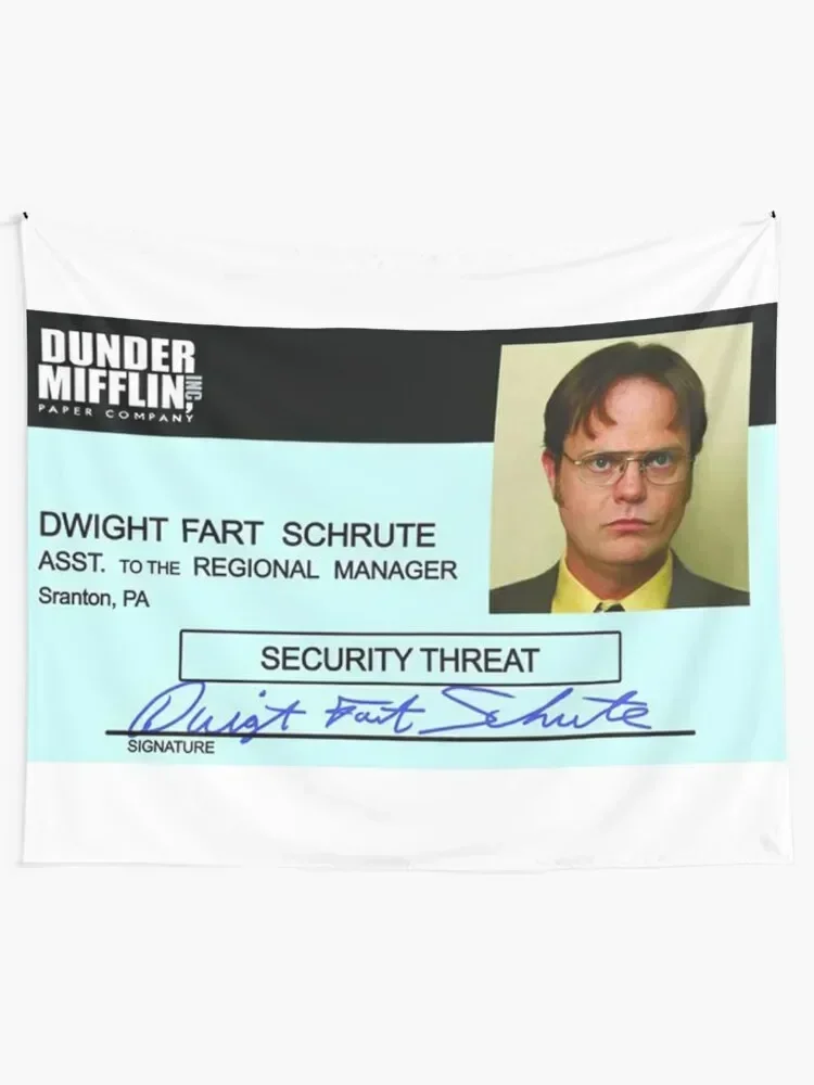 dwight fart schrute Tapestry Hanging Wall Room Decoration Korean Style Room Decor For Girls Cute Decor Tapestry