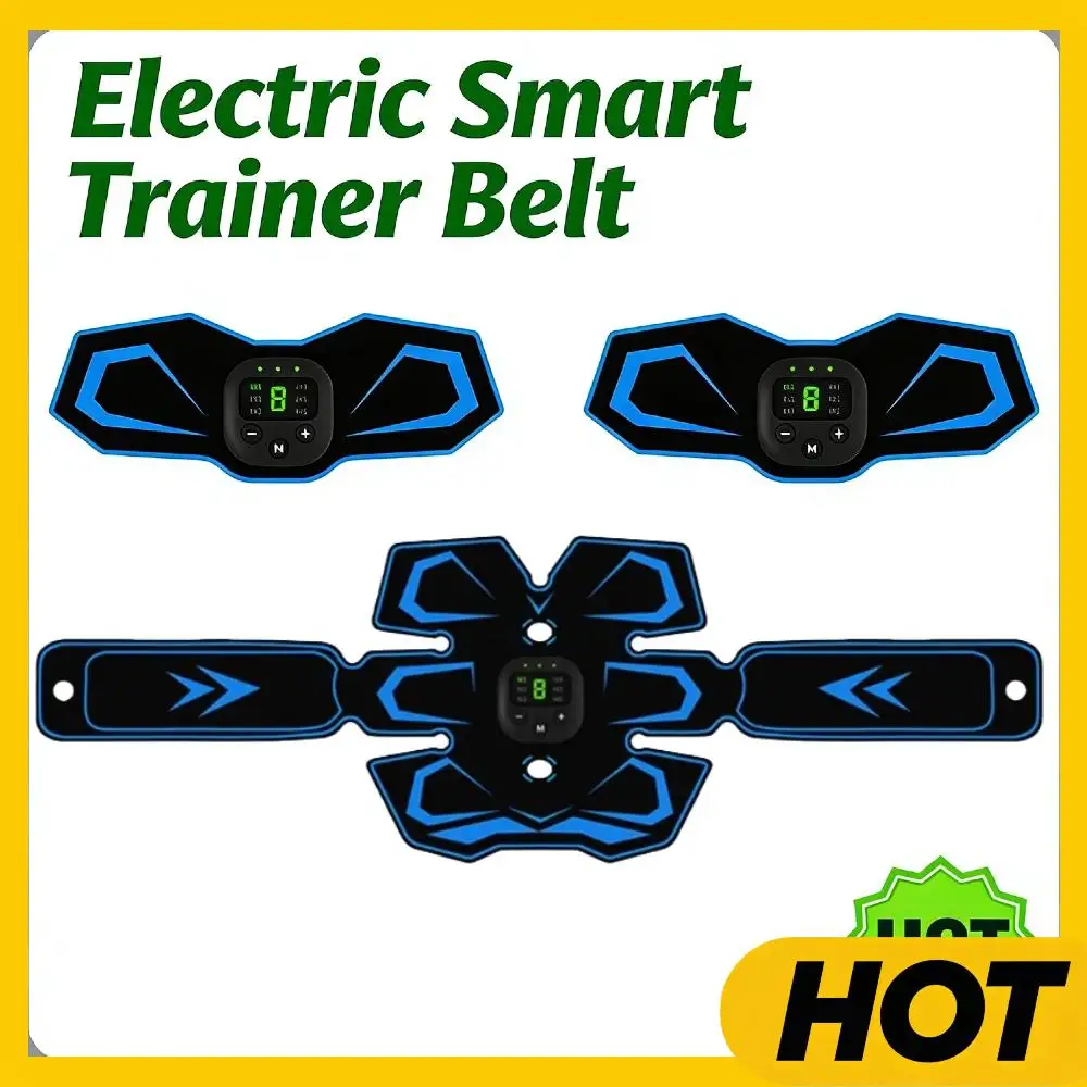 

EMS массажер для похудения, пояс со светодиодным дисплеем, перезаряжаемый через USB, 20 минут, эффективная тренировка живота, рук, ног, фитнес-оборудование для Ho