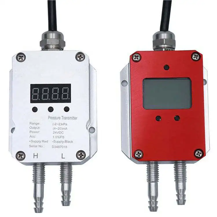 

SPT311 4-20mA 0~10V Air Differential Pressure Transmitter For Differential Pressure Sensor with LCD