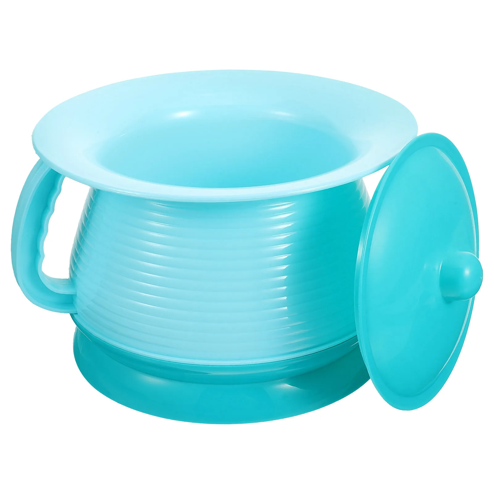 

Children Portable Chamber Pot Night Urinal Pee Bucket with Handle Lid Compact Stable Travel Urine Pot for Kids Elderly Pregnant