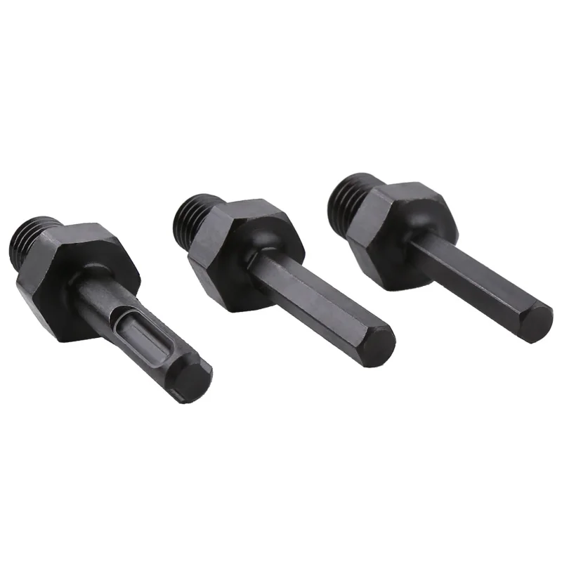 Drill Bit Adapter 5/8-11&M14 To 3/8 Hex Arbor SDS Plus Adapt Suitable For Diamond Core Bit Hole Saw Fit On Hammer Electric Drill