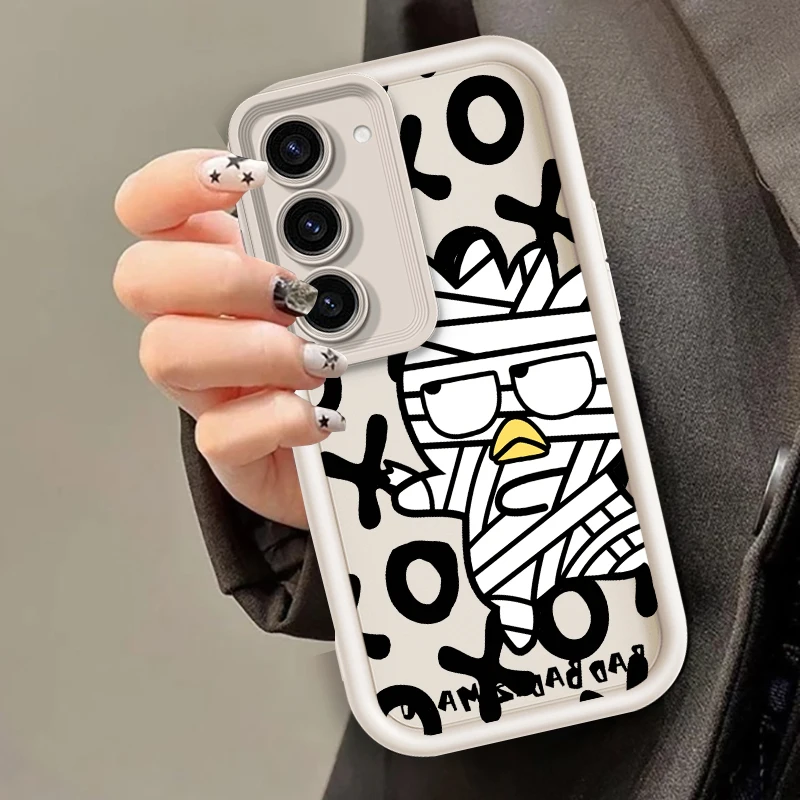 Bad Badtz Maru Cute Sanrio For Samsung Note 20 S24 S23 S22 S21 S20 Ultra Plus FE A25 A23 A22 A55 A35 5G Eye Ladder Funda