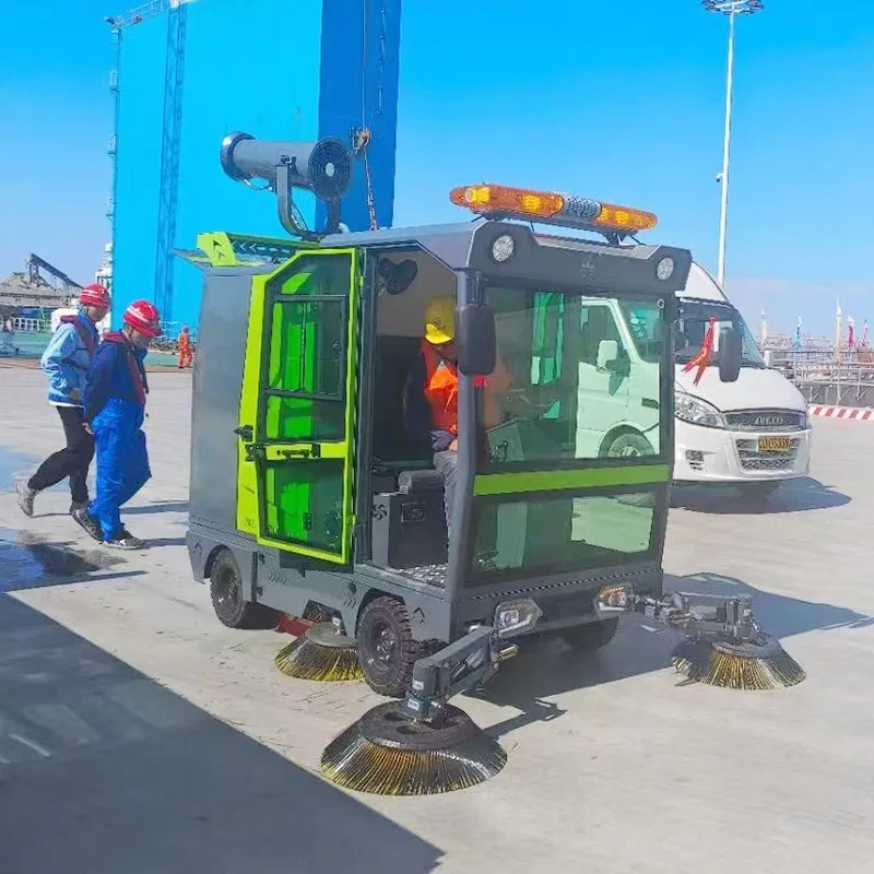 Electric Street Sweeper Factory Direct Pure Sweeping Machine CIP Road Cleaning Ride On Floor Sweeper