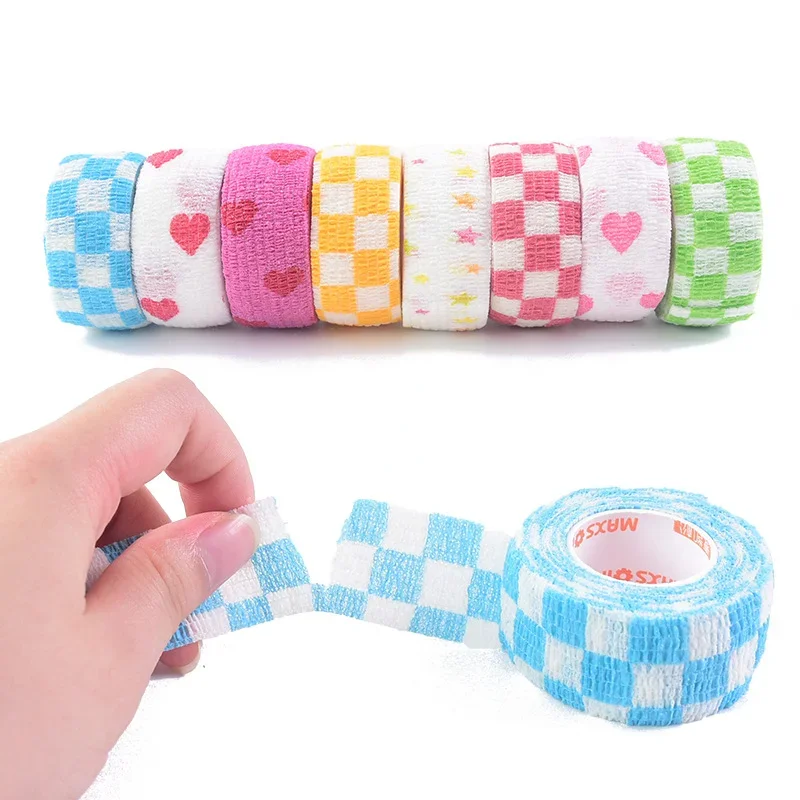 Colorful Sport Self Adhesive Elastic Bandage Wrap Tape Elastoplast For Knee Support Pads Finger Ankle Palm Shoulder