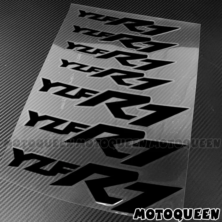 8X Custom Motorcycle Iner Wheels Rims Decals Reflective Stripes Waterproof Label Logo Stickers For YZF R7 YZF700 YZFR7