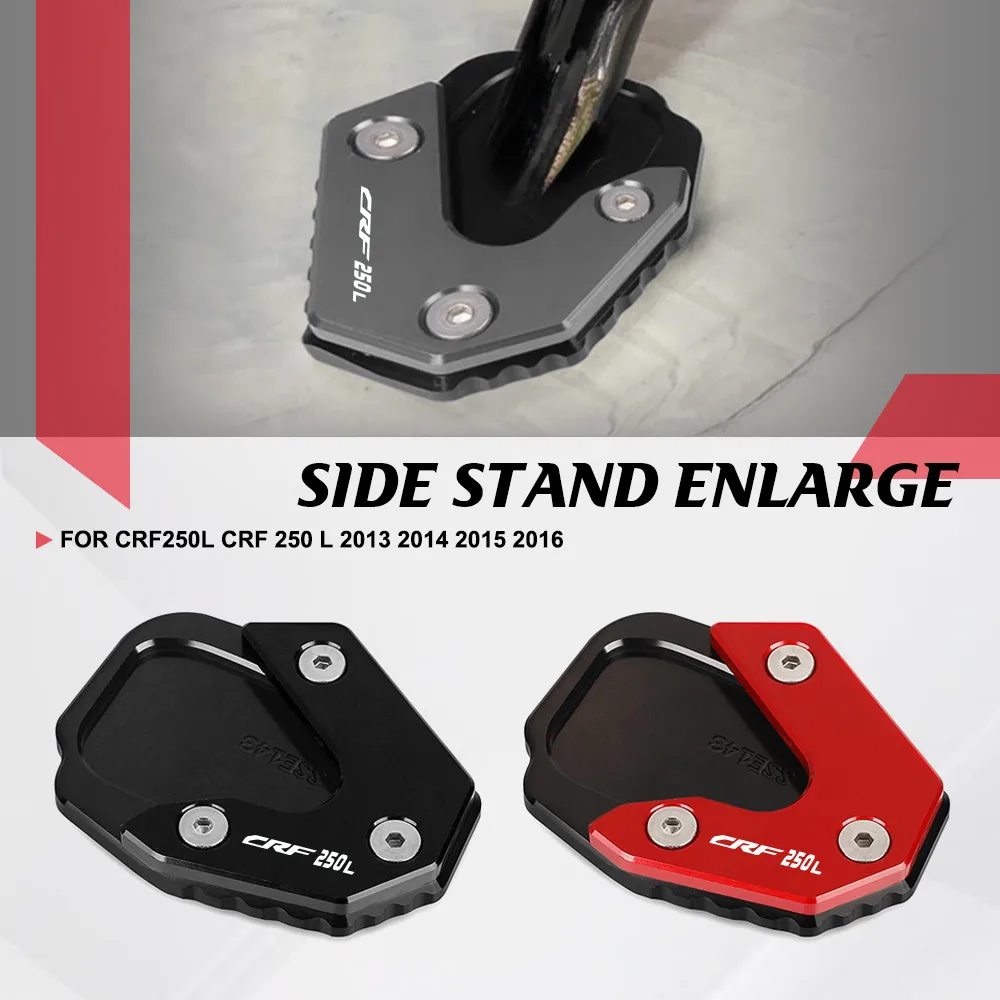 

For Honda CRF250L CRF 250 L 2013 2014 2015 2016 Accessories Kickstand Extension Foot Side Stand Pad Support Plate Enlarge Stand