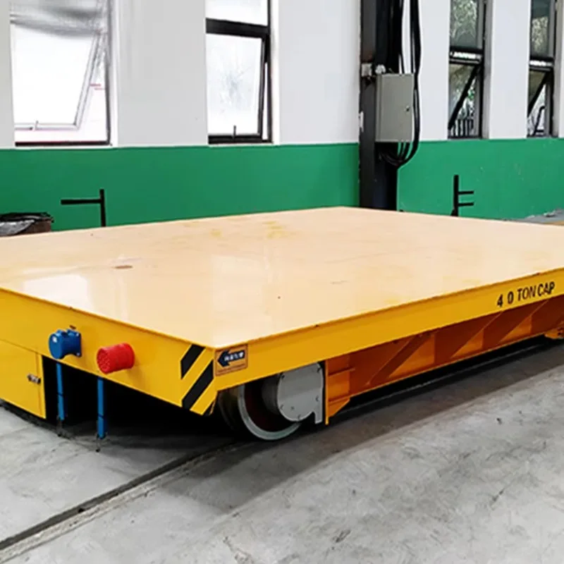 10 Tons AGV Electric Transfer Cart Battery Powered Warehouse Ro bot Remote Control Heavy Du ty Transport Trolley Vehicle