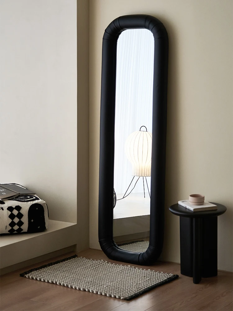 Maggie full body dressing floor mirror household light luxury bedroom makeup three-dimensional movable fitting mirror