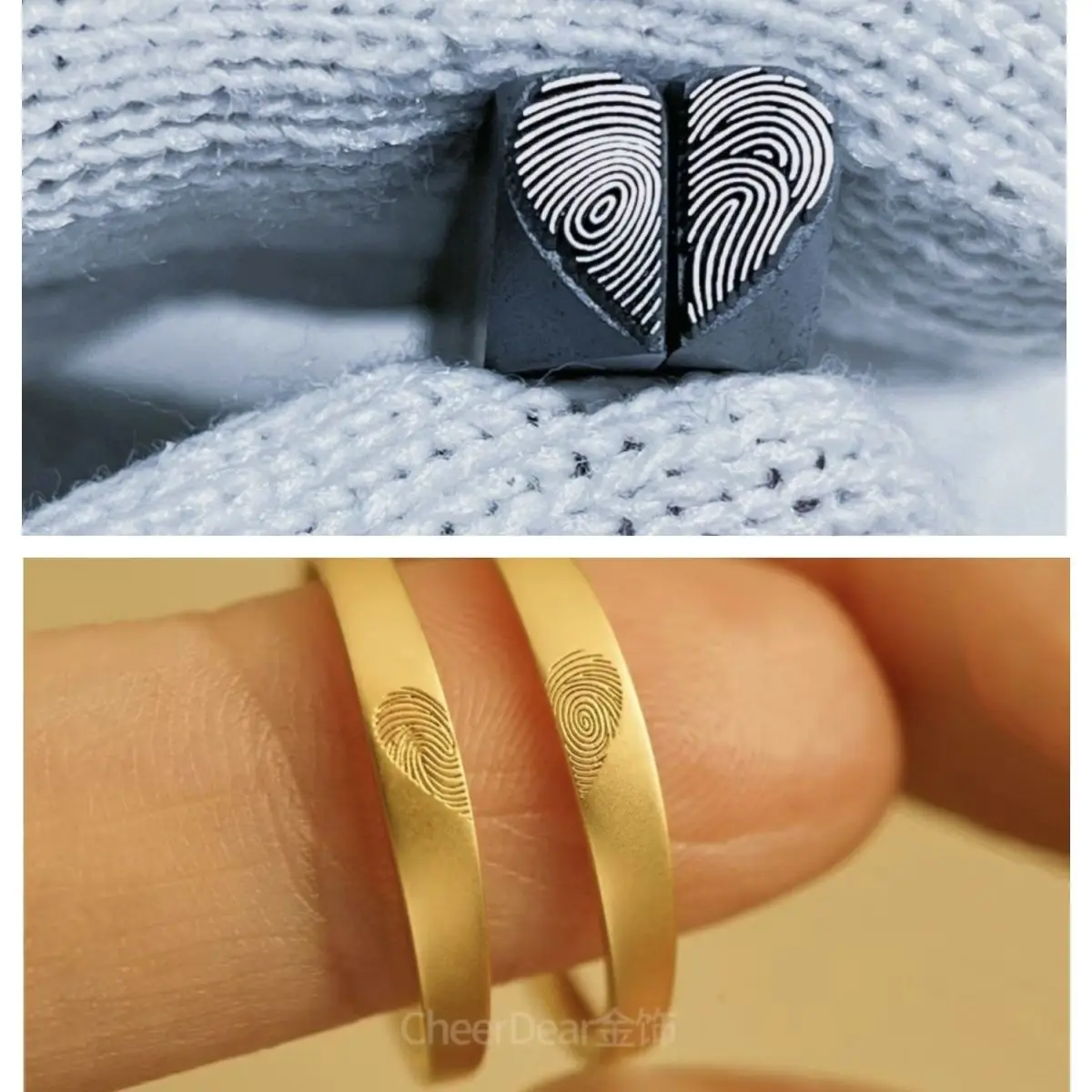 

Jewelry Steel Stamp Fingerprint Engraving Mold Gold and Silver Jewelry Texture Carving and Gold-Setting Tool