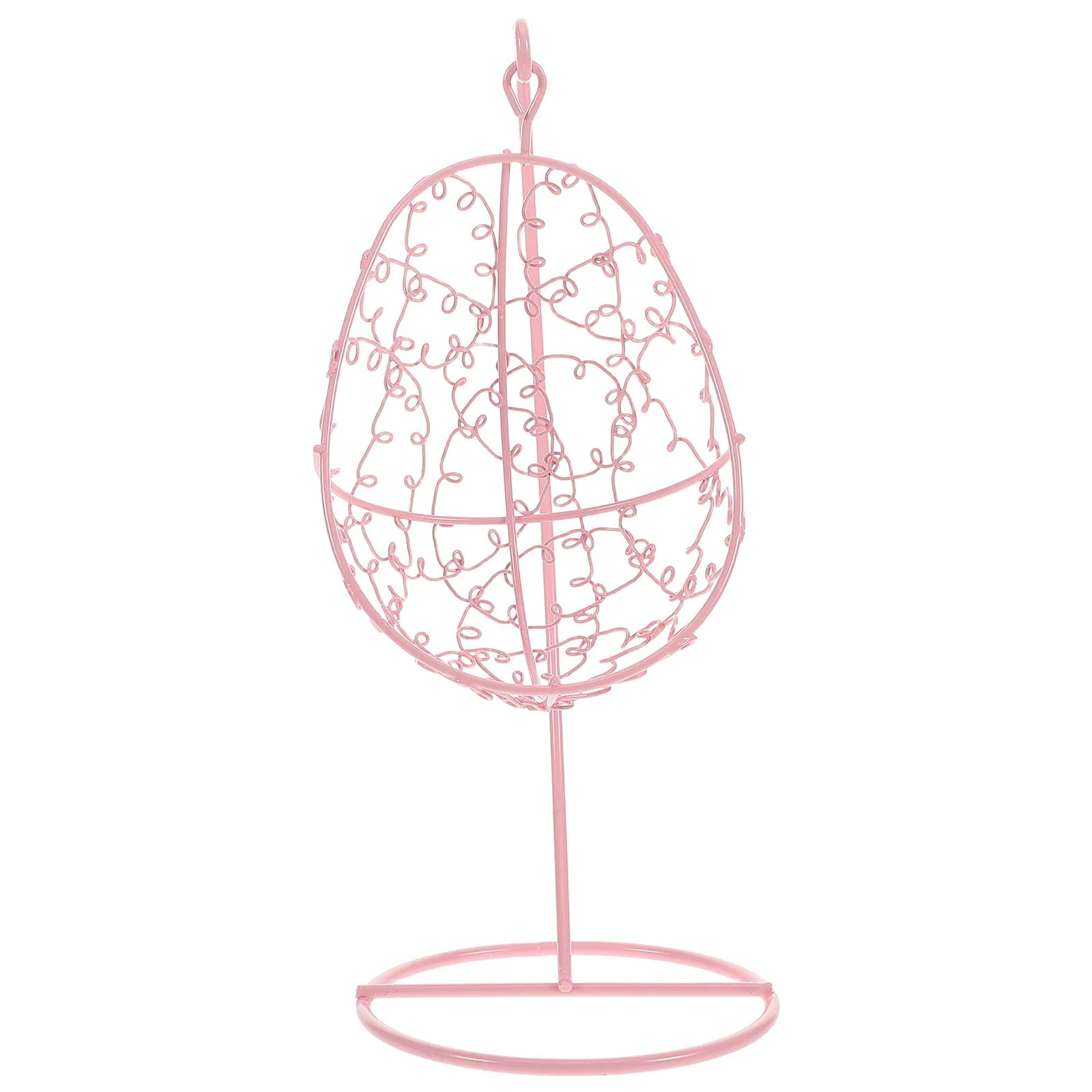 Cadeira de balanço de metal em miniatura, rede suspensa para jardim, sala interna, compacta, fofa, decoração de móveis, cadeira de rede suspensa