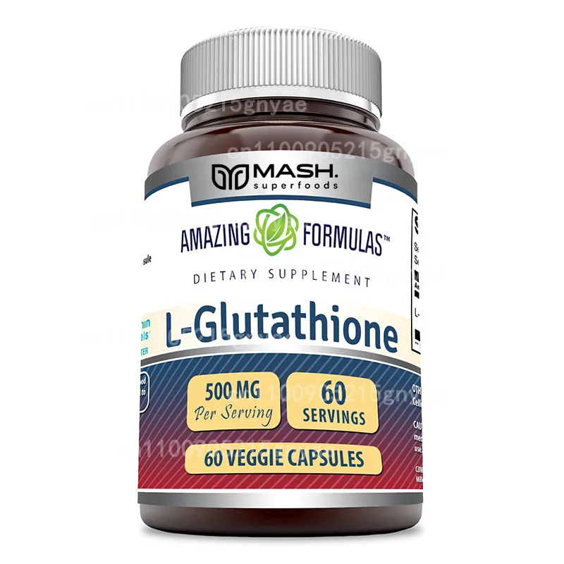 

L-Glutathione 765mg, Containing Vitamin C 500mg - Setria Glutathione Simplified Mix and Transport C-Plus Vitamin C-60 Capsules
