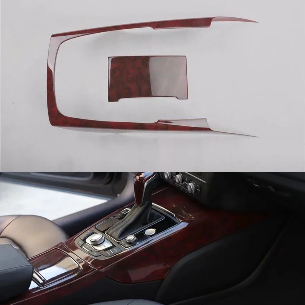 

WE For Audi A6L 2012-2018 Car Gear Shift Panel Frame Cover Trim Styling Interior Auto Molding Accessories