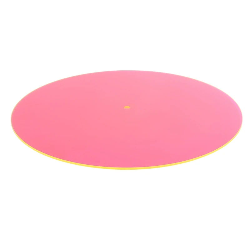 300Mm X 3Mm Acrylic Slip Mat For Phonograph Turntable Vinyl Anti-Static Practical Disc Player LP Mat Vinyl Record Pad