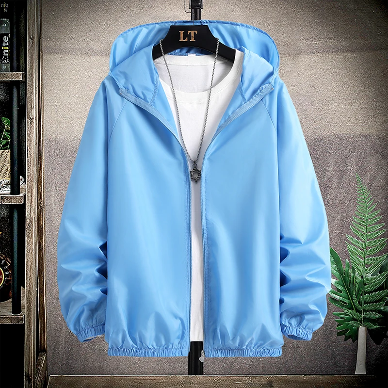 Men and Women for The New Outdoor Sports Leisure Waterproof Ice Silk Summer Sunscreen Hoodie Coat Sunscreen Clothes