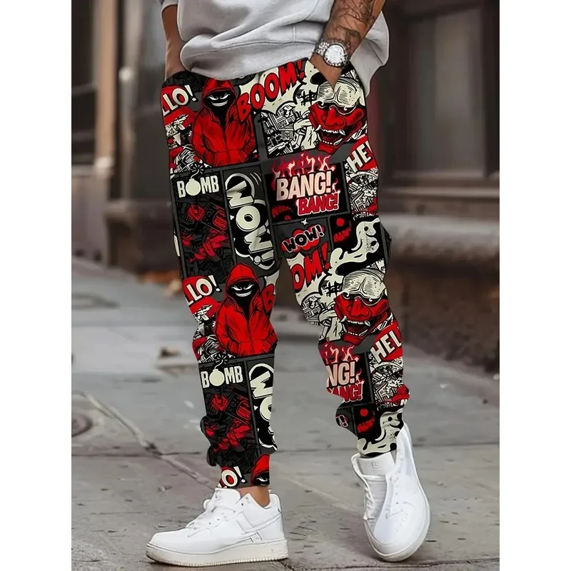 

The new men's trousers for the autumn of 2026 are casual fashionable soft and comfortable with 3D digital printing