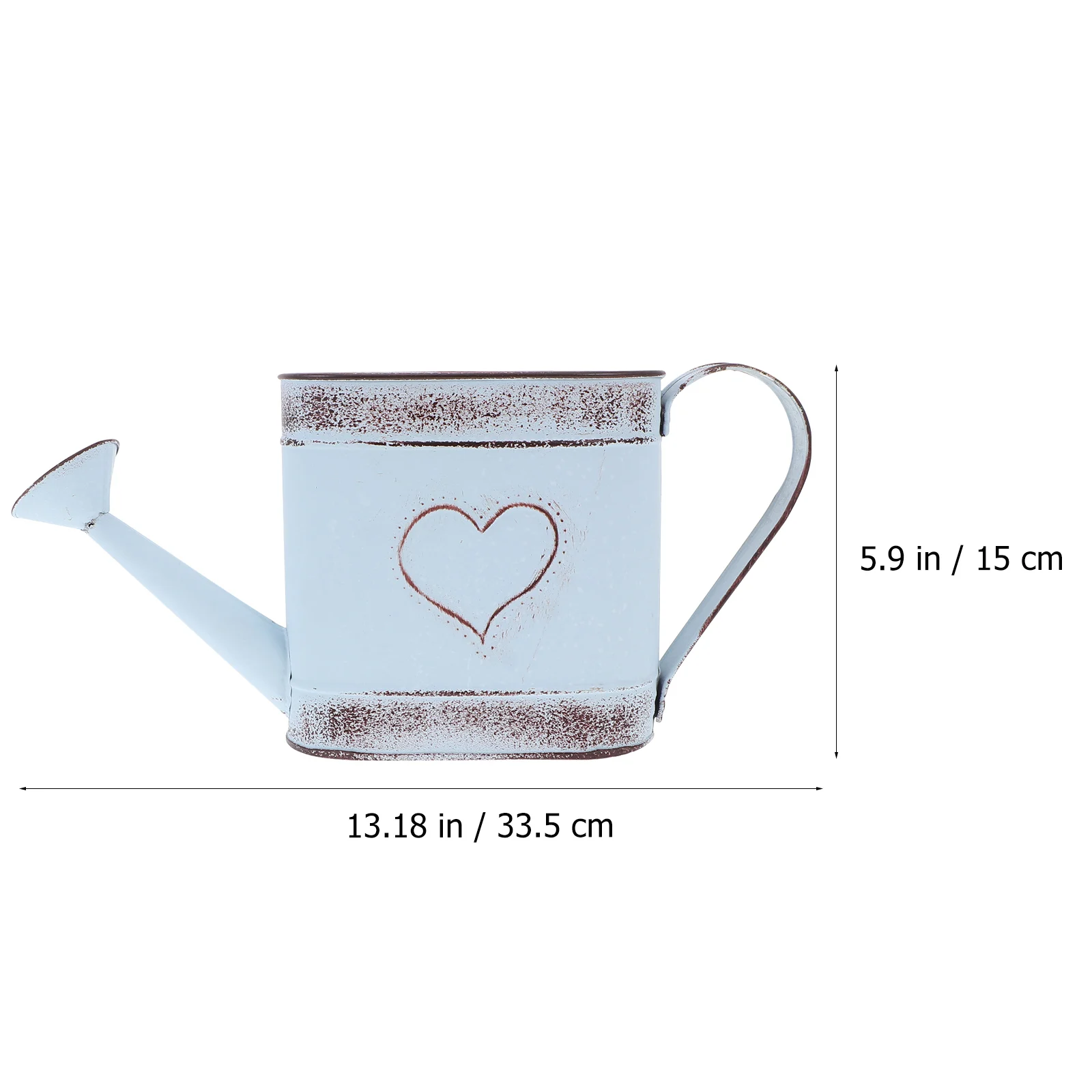 

Flower Pot Vintage Decor Outdoor Water Plant Vase Watering Can Iron Travel Cans for Plants Metal