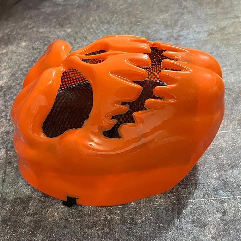 Halloween Ghost Festival Pumpkin Skull Ghost Face Mask Plastic Devil Full Face Headgear Prank Scary Toy