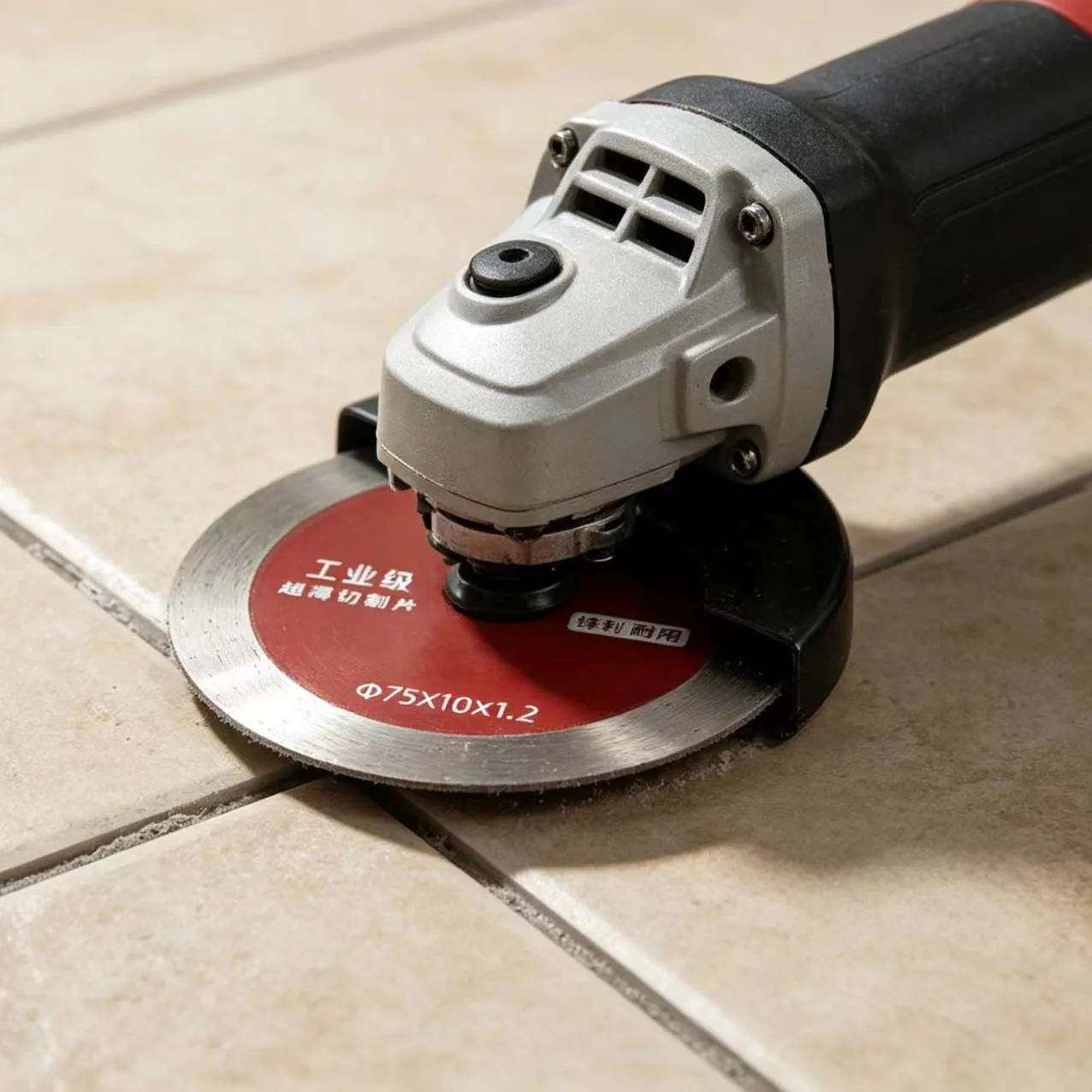 Diamond Cutting Disc 75mm for Angle Grinder Compatible with Ceramic Porcelain Tiles and Natural Stone Surfaces