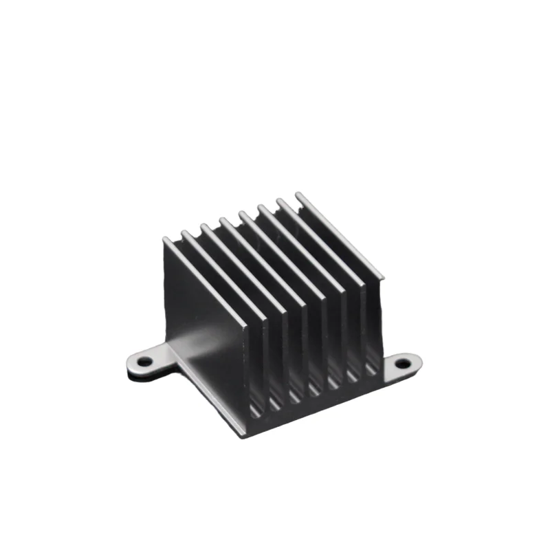 1pcs 30x30x25 side ear 46.5mm hole distance Aluminum Alloy heat sink North Bridge router chip heat sink heat conduction block