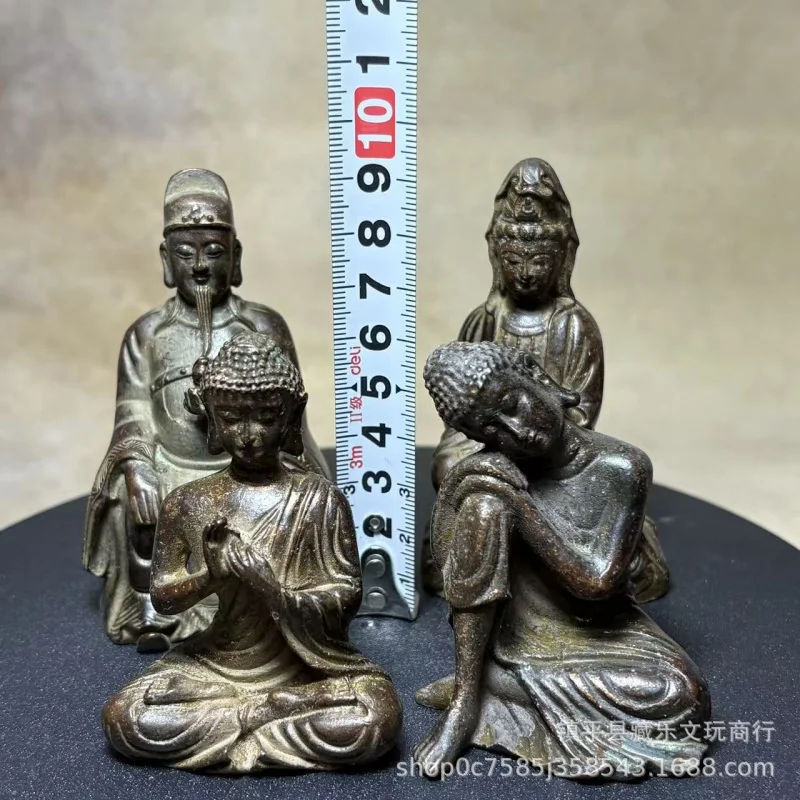 Antique-Style Ruyi Bodhisattva Figurine, Standing Ornament, Southern Sea Guanyin, Vintage Home Decor Wholesale