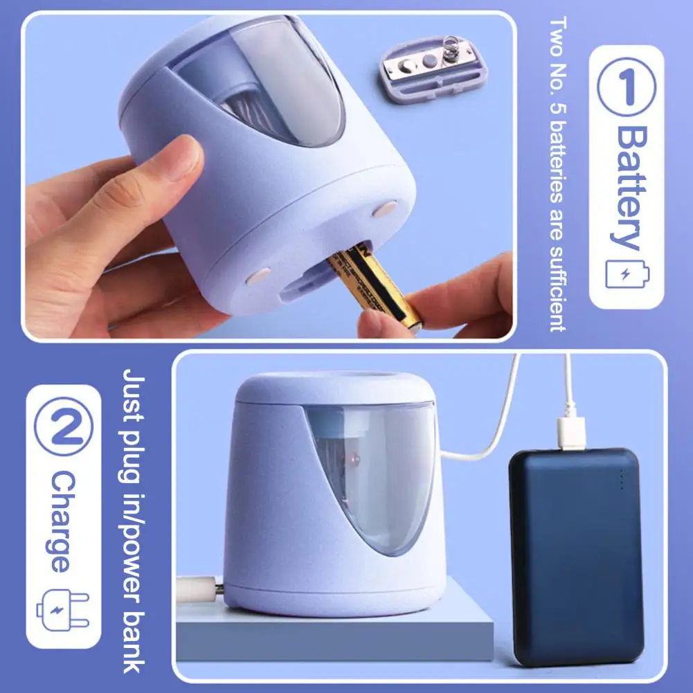 Szybki temperówka przenośny akumulator elektryczny temperówki do ołówka idealny artykuły szkolne na prezenty dla studentów do precyzyjnego