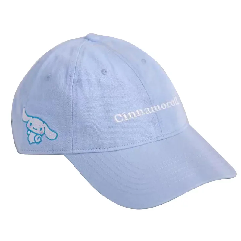 Sanrio Kawaii Hello Kitty Cap Girls Kuromi Cinnamoroll Hat Female Cartoon Anime Sweet Cute Baseball Cap Versatile Gift for Kids