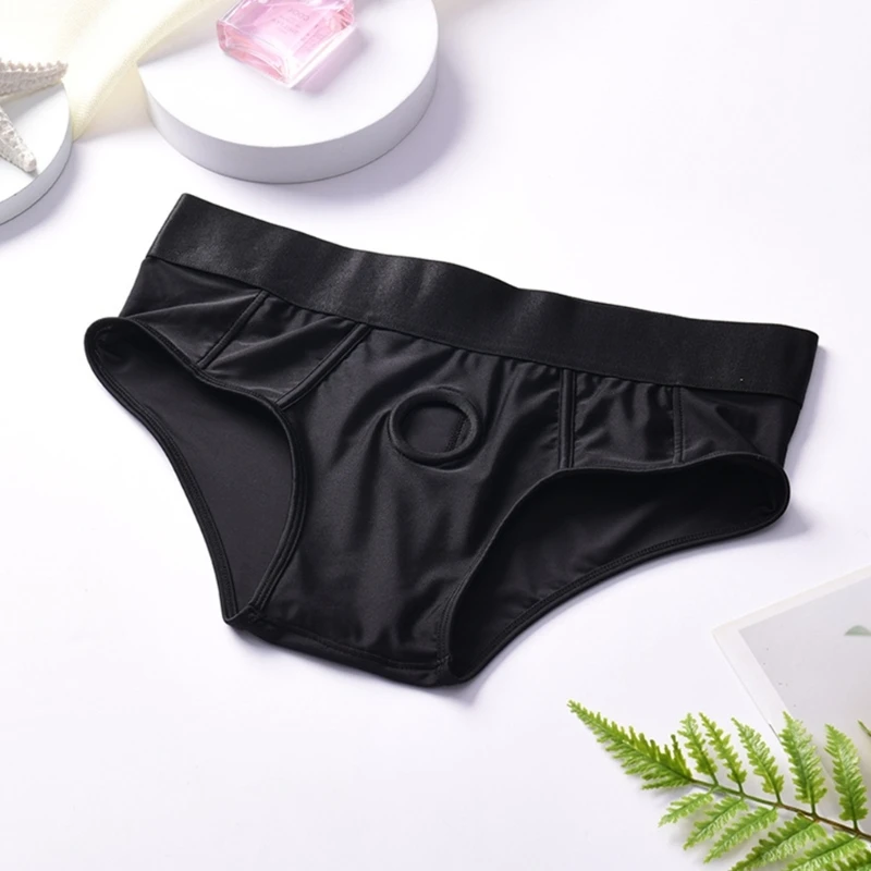 Strap on Harness Panties Underwear, Strap-on Strapless Harness Boxers Brief for Men Women, Unisex Strap On Harness Pants