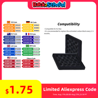 For Creality K1 MAX K2 Plus Activated Carbon Air Filter purifier Filter Replacement 3d Printer Part for K1 MAX