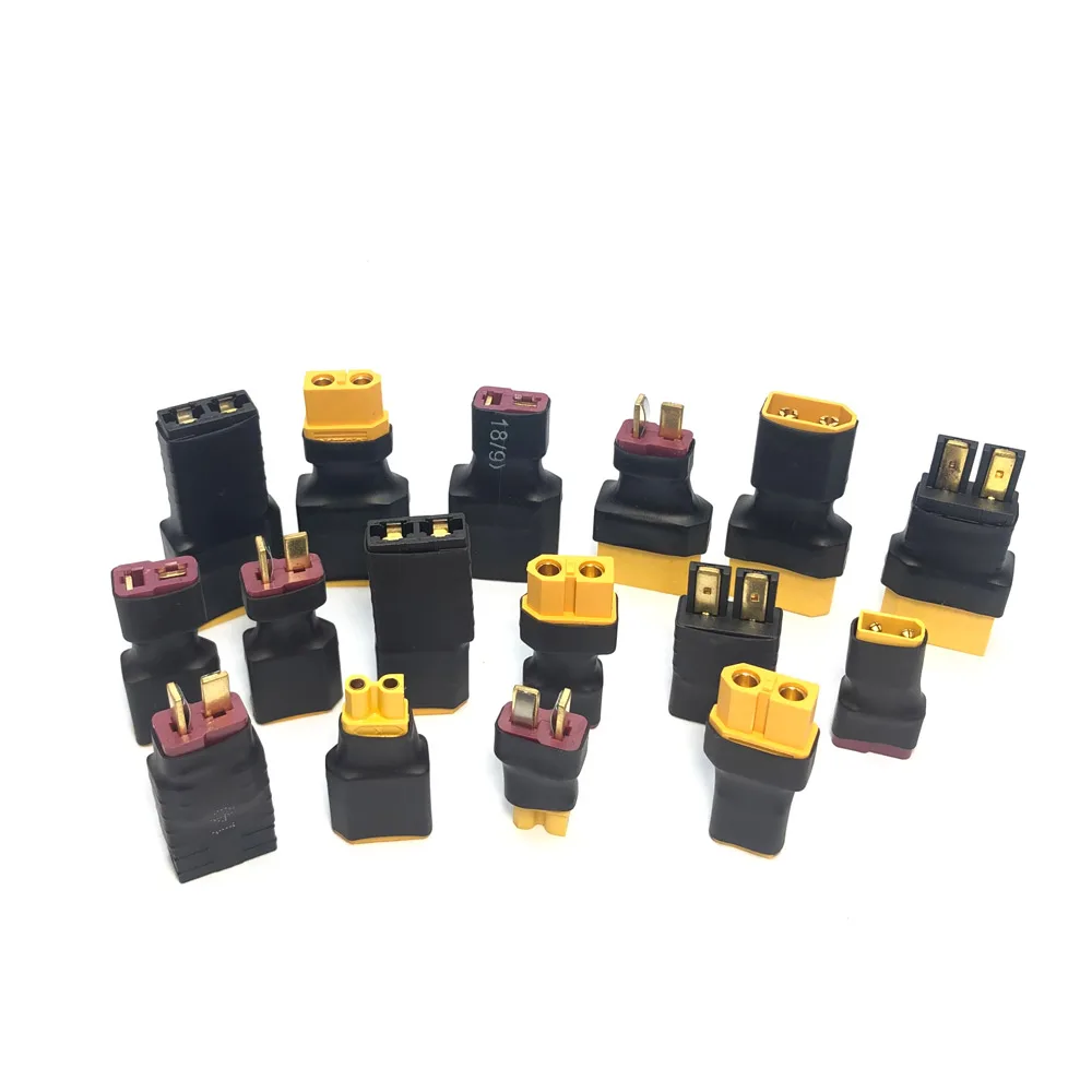 RC Model Adapter XT30 XT60 XT90 TRX T Plug Female/Male Connector Plug for RC Car Airplane Drone RC Boat Lipo Battery RC Parts