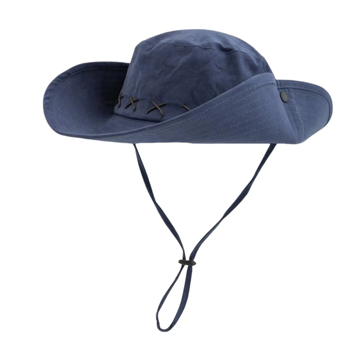 Women\'s Retro Bucket Hat 10cm Wide Brim Cowboy Fisherman Cap Sunscreen Summer Outdoor Fishing Hiking Windproof Bob