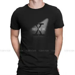 the X Files Trust No One T Shirt Grunge Men's Tees Summer Big size Cotton Clothing Harajuku O-Neck TShirt