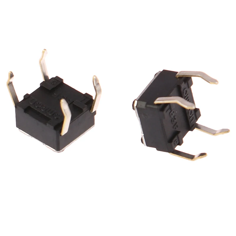 5 buah sakelar sentuh ringan 6*6*4.3mm tombol tekan Mouse sakelar mikro taktil untuk G300 G402 G600 G602 M210 M215 M325 M557