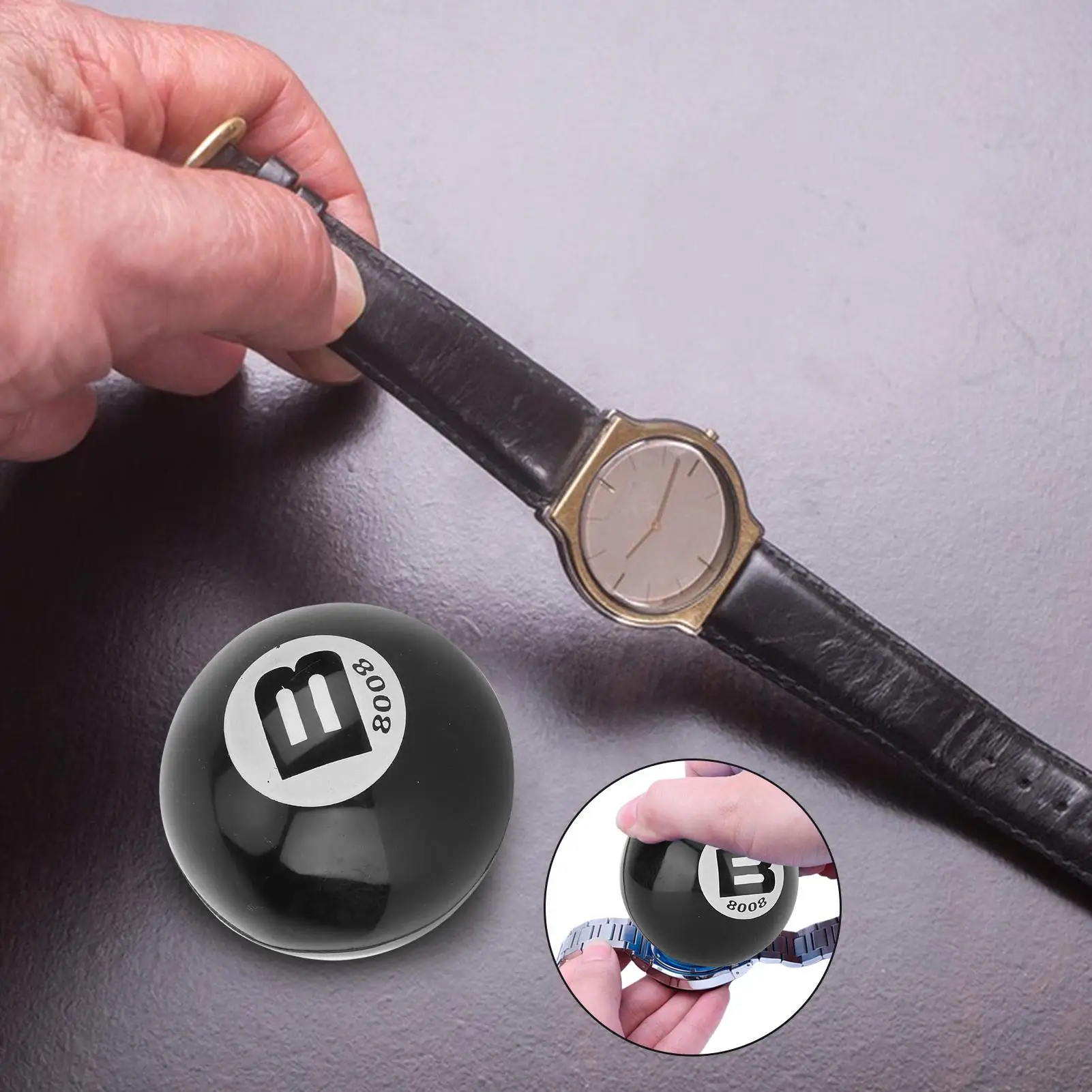 tool Rubber Screwing Ball Type Watch Back Case Opener Inflatable Ball Watch Cover Opening Tool Watch Repair Tool for Watchmaker