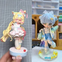 Super Light Clay Q Version Cartoon Doll Cute Body Silicone Mold DIY Polymer Clay Animation Character Body Contour Making Tools