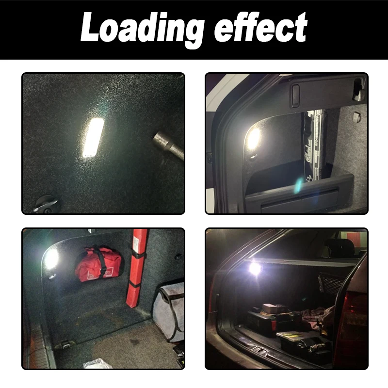 2 Stuks LED Kofferbakverlichting / Voetruimte – 3TD947415 / 7L0947415 – Compatibel Met VW, Skoda, Volvo – Helder Wit, Eenvoudig Te Installeren